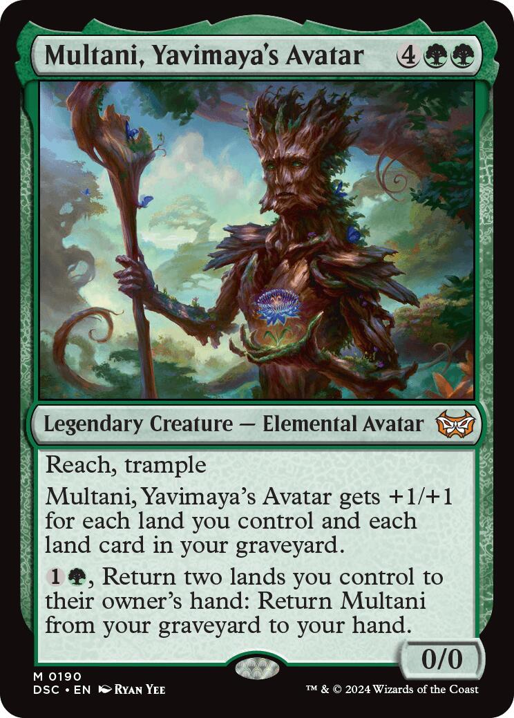 Multani, Yavimaya's Avatar [Duskmourn: House of Horror Commander] | Devastation Store