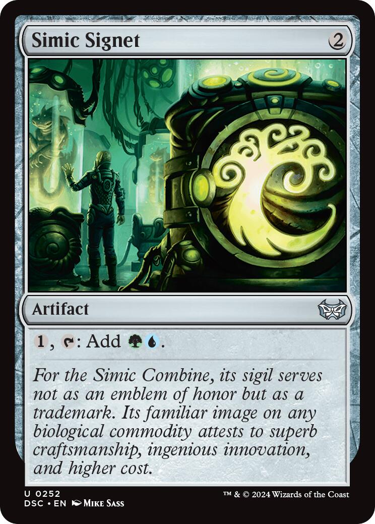 Simic Signet [Duskmourn: House of Horror Commander] | Devastation Store