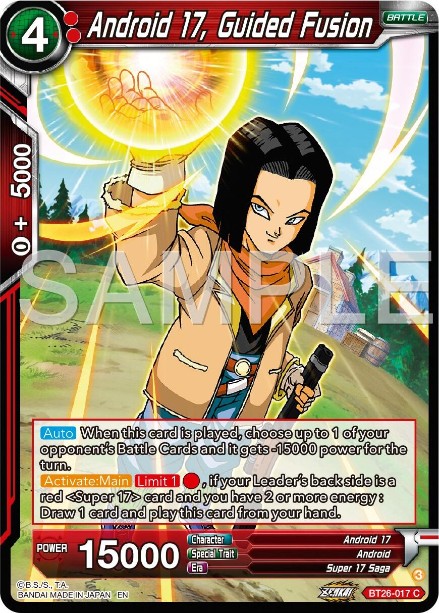 Android 17, Guided Fusion (BT26-017) [Ultimate Advent] | Devastation Store