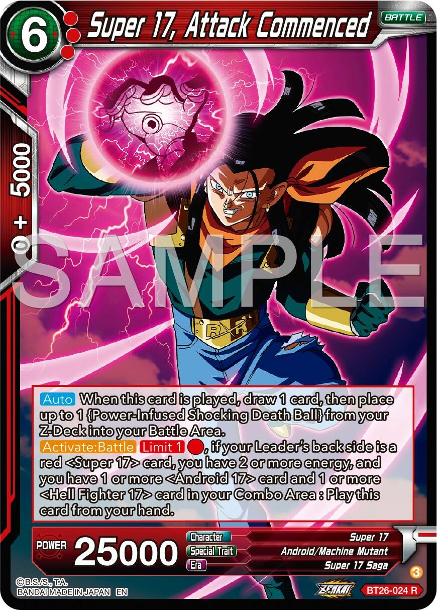 Super 17, Attack Commenced (BT26-024) [Ultimate Advent] | Devastation Store