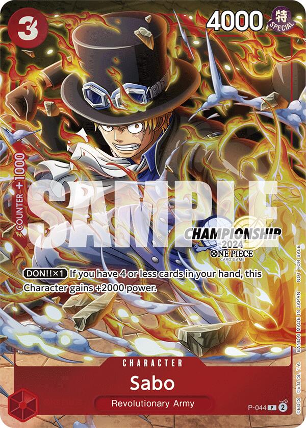 Sabo (CS 2024 Event Pack Finalist) [One Piece Promotion Cards] | Devastation Store