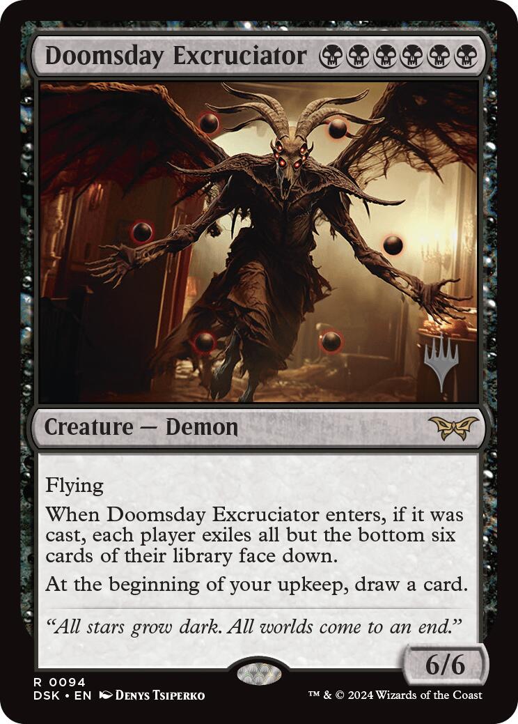 Doomsday Excruciator [Duskmourn: House of Horror Promos] | Devastation Store