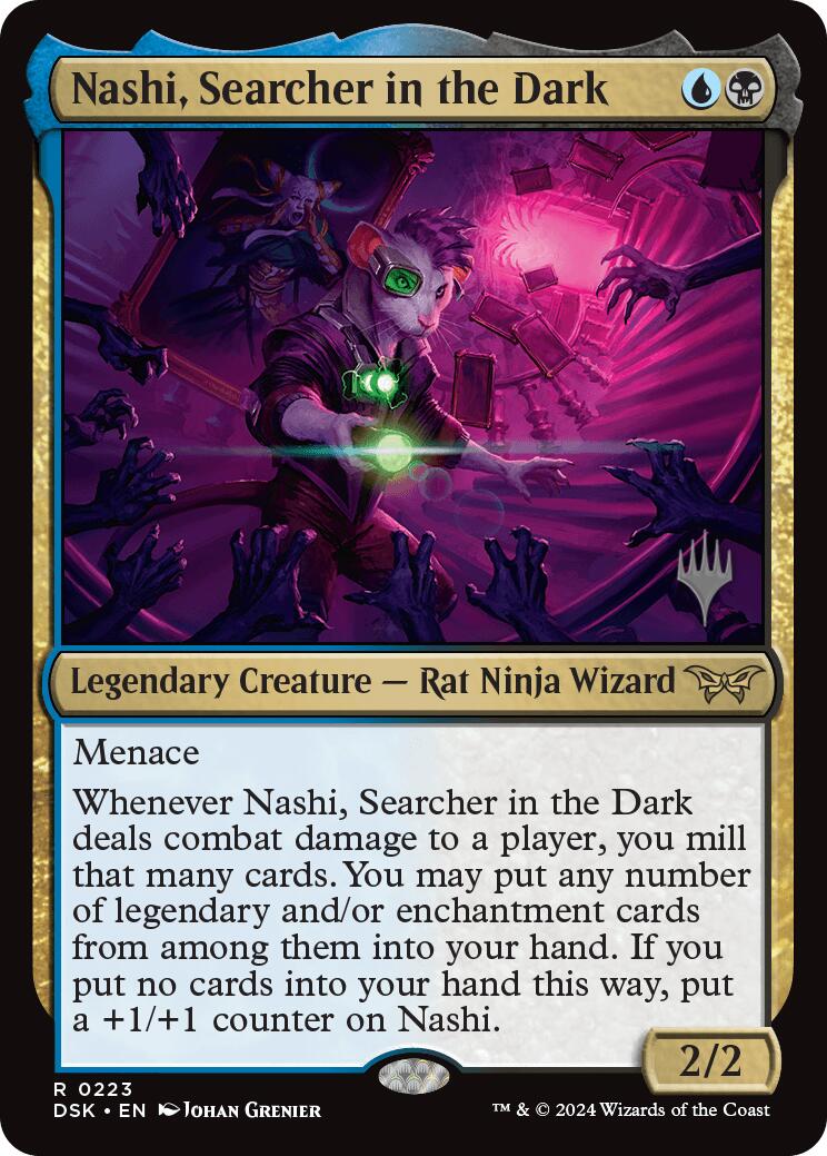 Nashi, Searcher in the Dark [Duskmourn: House of Horror Promos] | Devastation Store