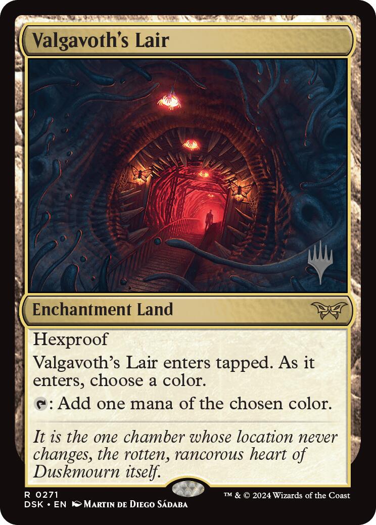 Valgavoth's Lair [Duskmourn: House of Horror Promos] | Devastation Store