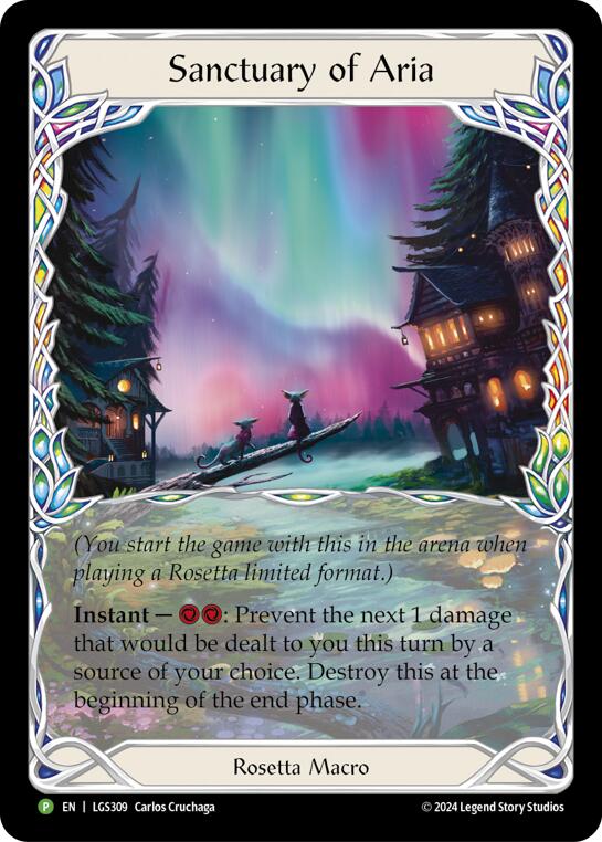 Sanctuary of Aria (Extended Art) - LGS309 [LGS309] (Promo)  Cold Foil | Devastation Store