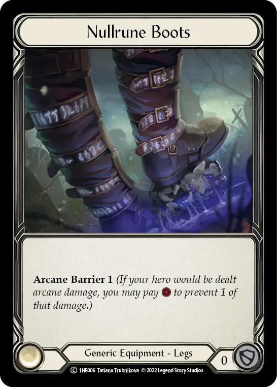 Nullrune Boots [1HB006] (History Pack 1 Bravo Blitz Deck) | Devastation Store