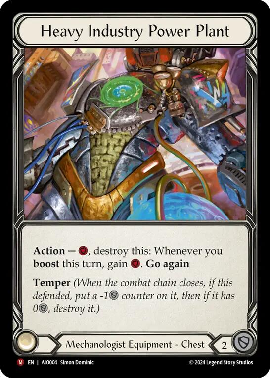 Heavy Industry Power Plant [AIO004] (Armory Deck: Dash)  Rainbow Foil | Devastation Store