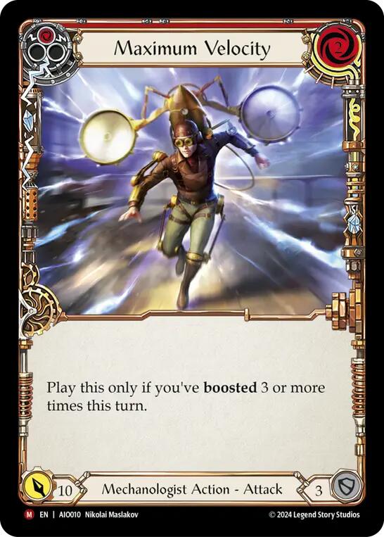 Maximum Velocity (Red) [AIO010] (Armory Deck: Dash) | Devastation Store
