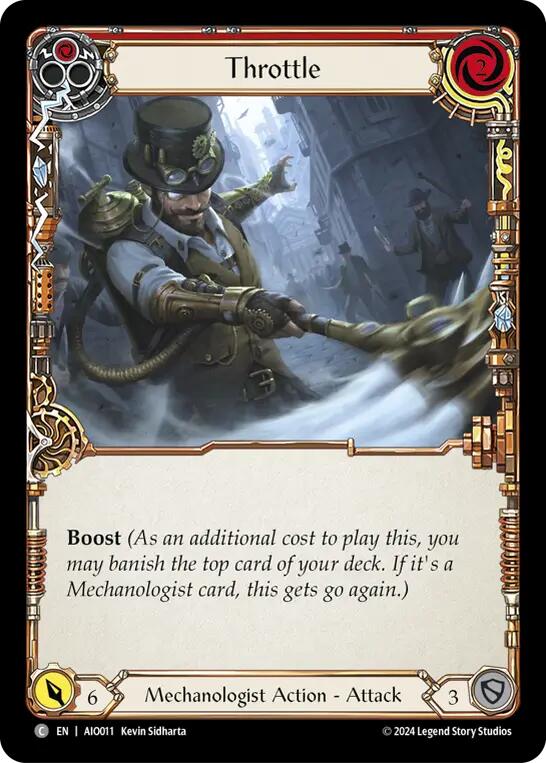 Throttle (Red) [AIO011] (Armory Deck: Dash) | Devastation Store