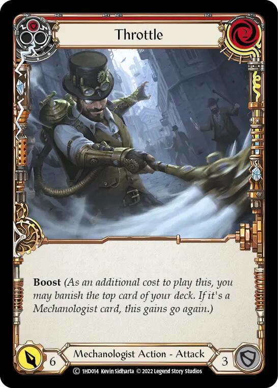 Throttle (Red) [1HD014] (History Pack 1 Dash Blitz Deck) | Devastation Store