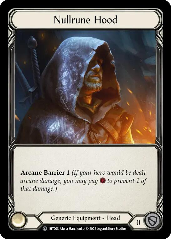 Nullrune Hood [1HT003] (History Pack 1 Dorinthea Blitz Deck) | Devastation Store