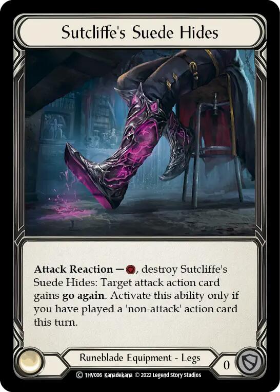 Sutcliffe's Suede Hides [1HV006] (Historic Pack 1 Blitz Deck Viserai) | Devastation Store