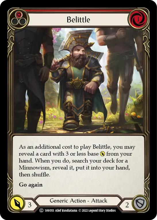 Belittle (Red) [1HV015] (Historic Pack 1 Blitz Deck Viserai) | Devastation Store