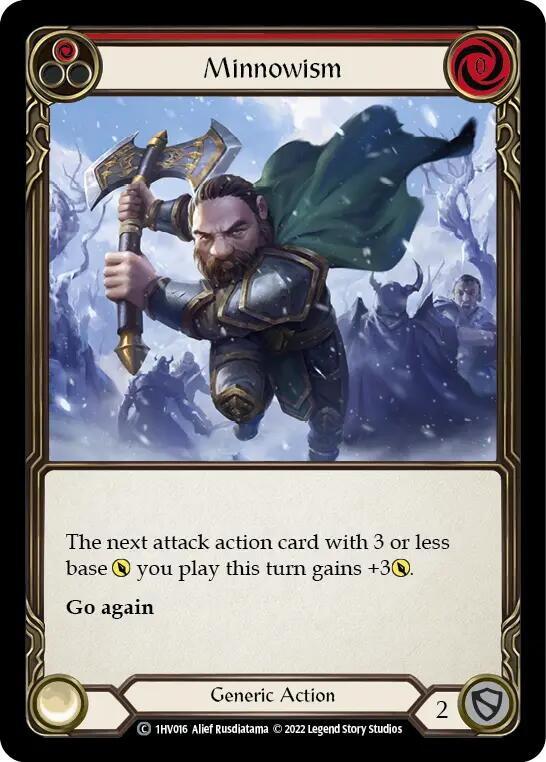 Minnowism (Red) [1HV016] (Historic Pack 1 Blitz Deck Viserai) | Devastation Store