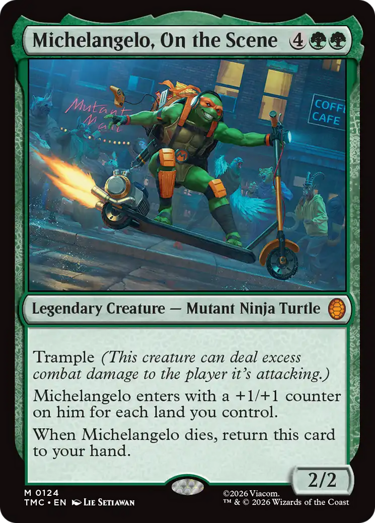 Michelangelo, On the Scene [Teenage Mutant Ninja Turtles Commander] | Devastation Store