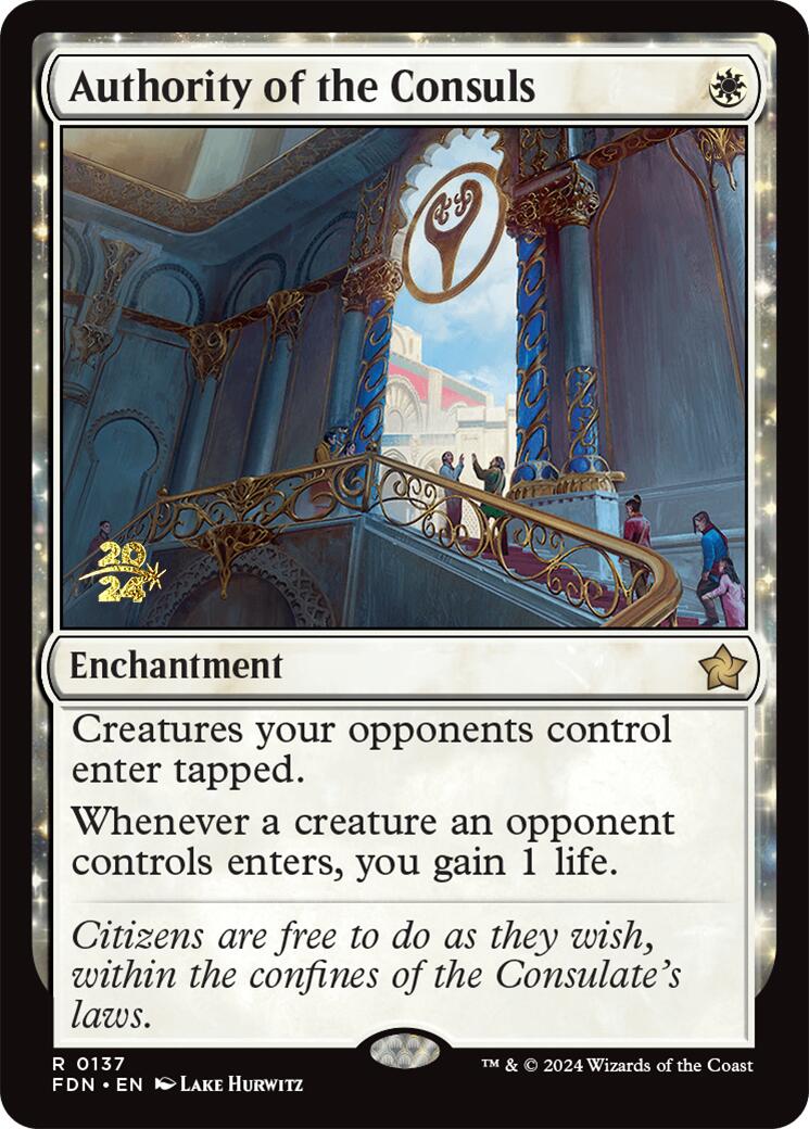 Authority of the Consuls [Foundations Prerelease Promos] | Devastation Store