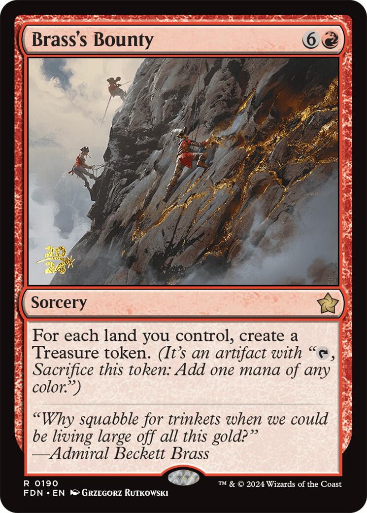 Brass's Bounty [Foundations Prerelease Promos] | Devastation Store