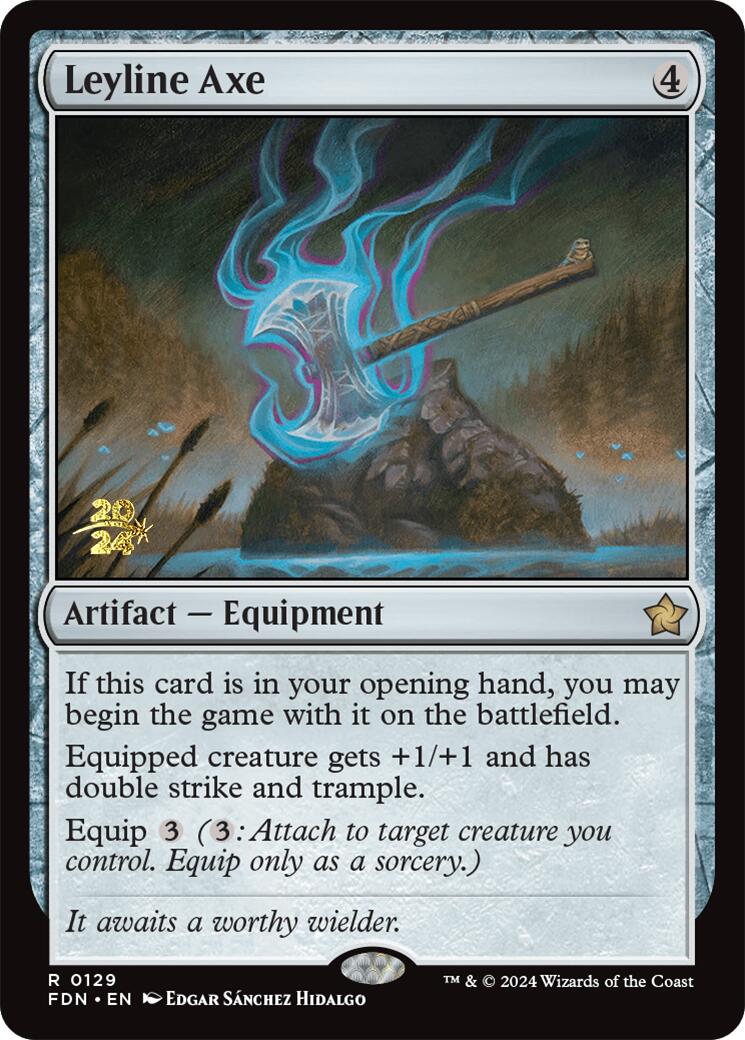 Leyline Axe [Foundations Prerelease Promos] | Devastation Store