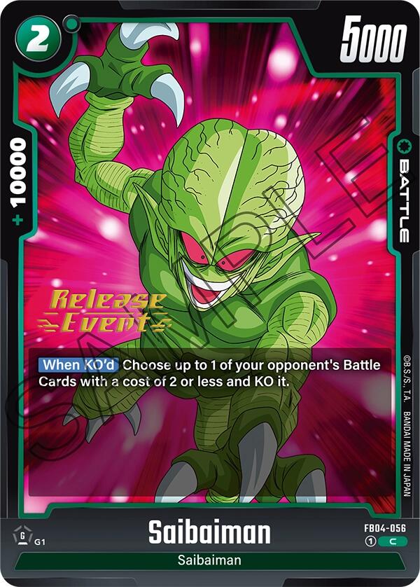 Saibaman [Ultra Limit Release Event Cards] | Devastation Store
