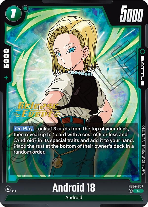 Android 18 [Ultra Limit Release Event Cards] | Devastation Store