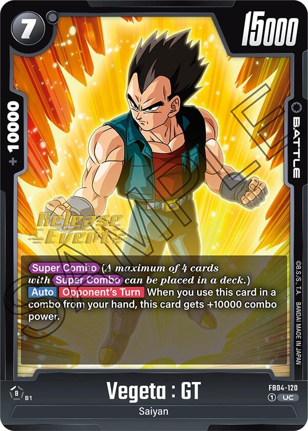 Vegeta : GT [Ultra Limit Release Event Cards] | Devastation Store
