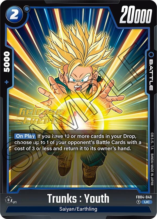 Trunks : Youth [Ultra Limit Release Event Cards] | Devastation Store