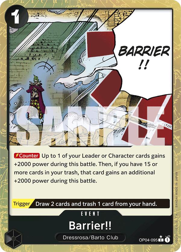 Barrier!! (Textured Foil) [Premium Booster -The Best-] | Devastation Store