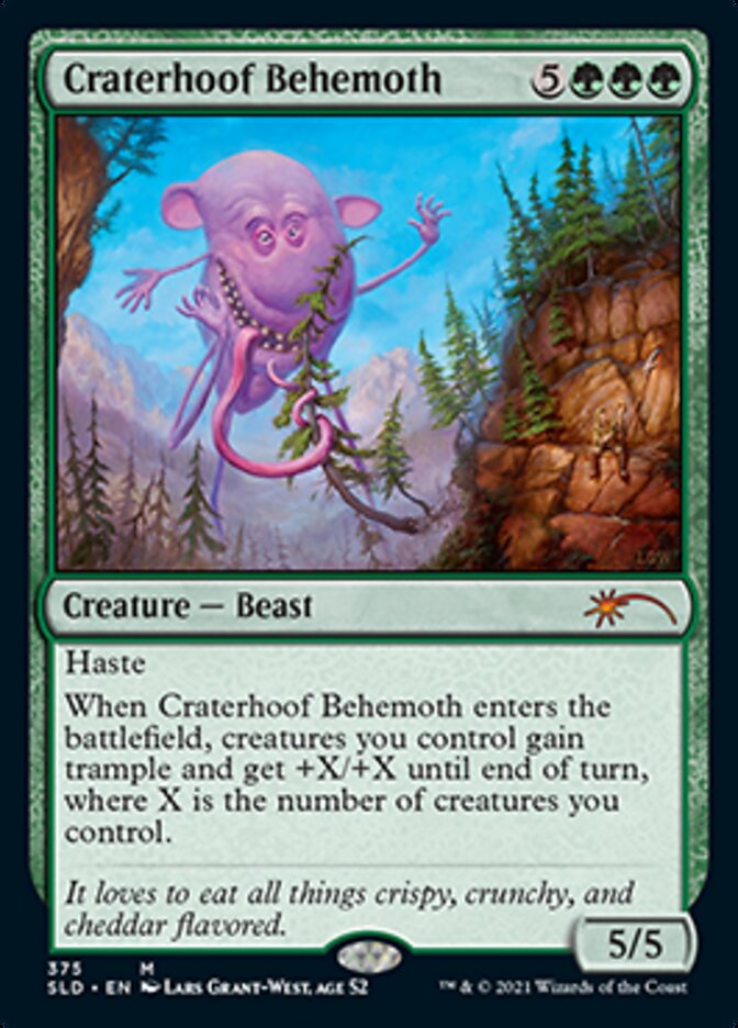 Craterhoof Behemoth (375) [Secret Lair Drop Series] | Devastation Store