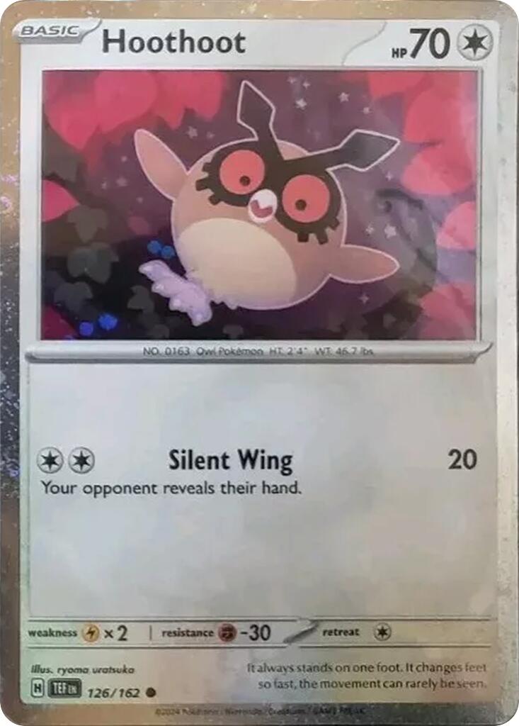 Hoothoot (126/162) (Cosmos Holo) [Scarlet & Violet Promo Cards] | Devastation Store