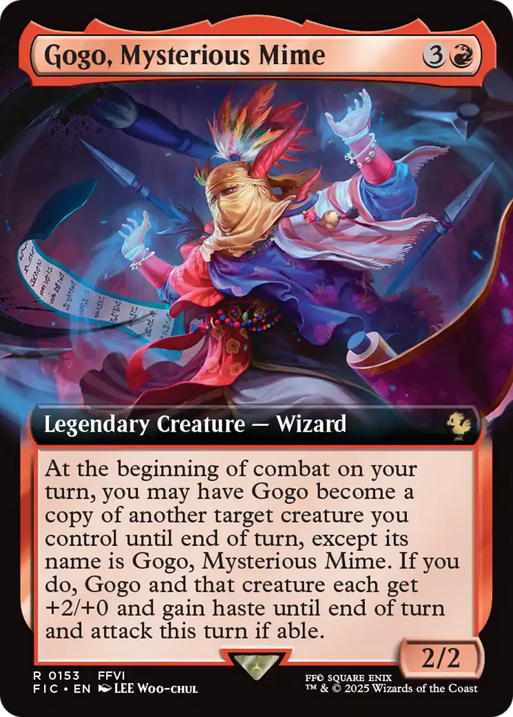 Gogo, Mysterious Mime (Extended Art) [FINAL FANTASY Commander] | Devastation Store