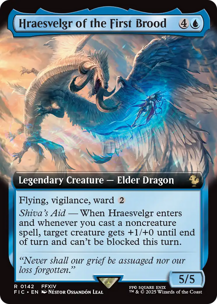 Hraesvelgr of the First Brood (Extended Art) [FINAL FANTASY Commander] | Devastation Store