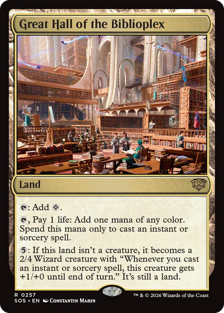 Great Hall of the Biblioplex [Secrets of Strixhaven] | Devastation Store