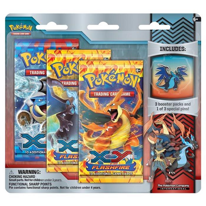 Mega Evolution Collector's Pin - 3-Pack Blister (Mega Charizard X) | Devastation Store