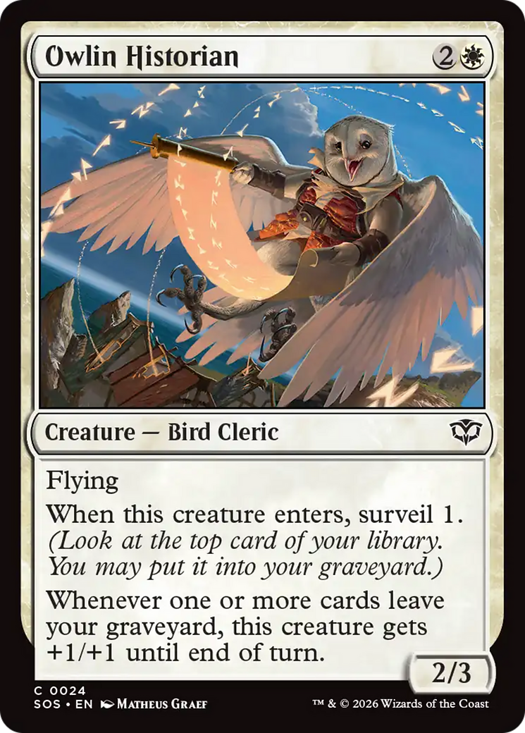 Owlin Historian [Secrets of Strixhaven] | Devastation Store