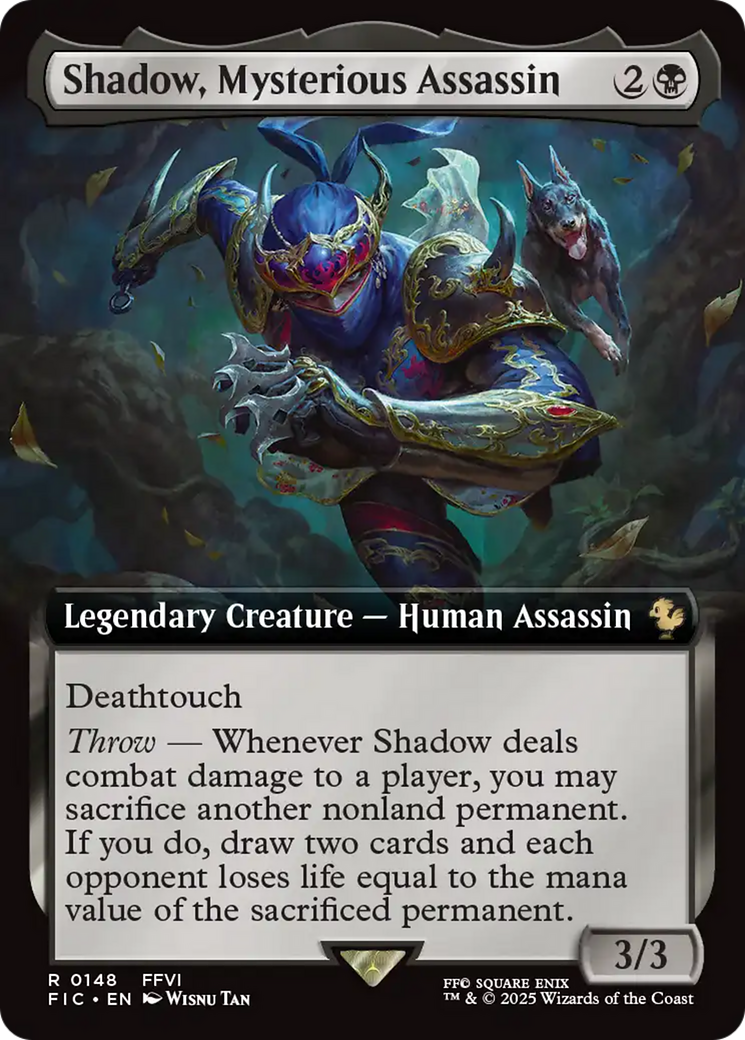 Shadow, Mysterious Assassin (Extended Art) [FINAL FANTASY Commander] | Devastation Store