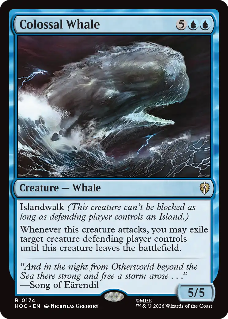 Colossal Whale [The Hobbit: Eternal-Legal] | Devastation Store