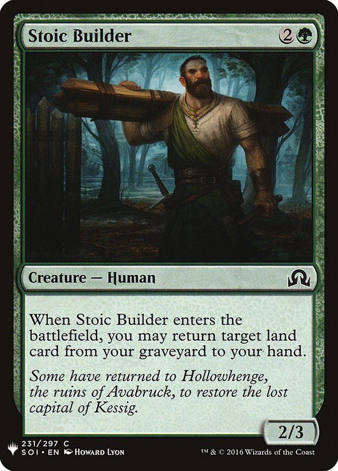 Stoic Builder [Mystery Booster] | Devastation Store