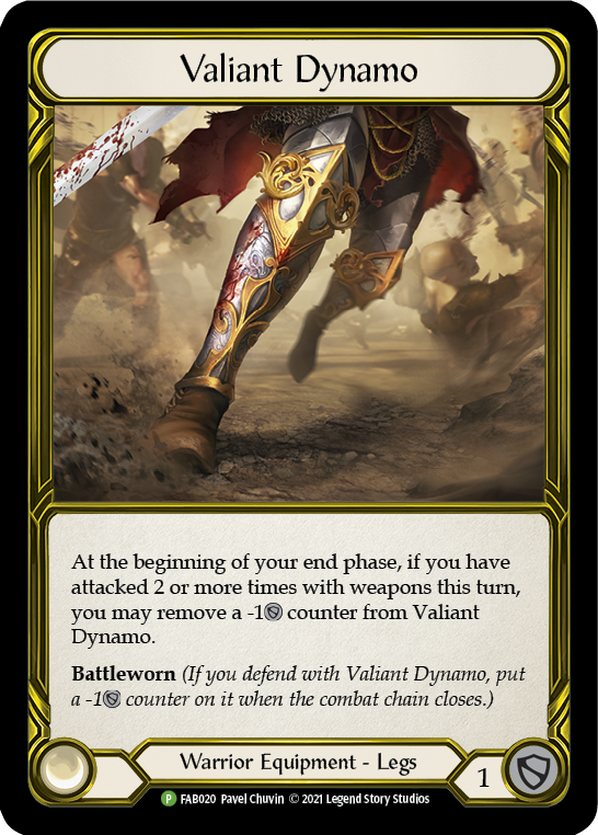 Valiant Dynamo (Golden) [FAB020] (Promo)  Cold Foil | Devastation Store