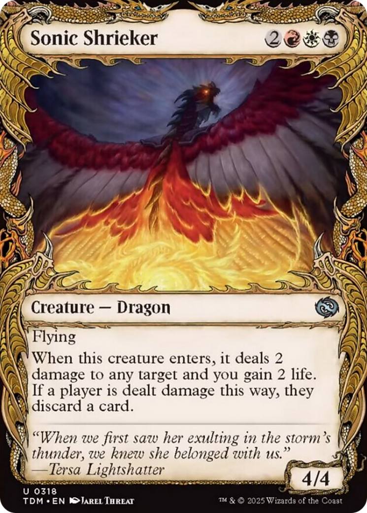 Sonic Shrieker (Showcase) [Tarkir: Dragonstorm] | Devastation Store