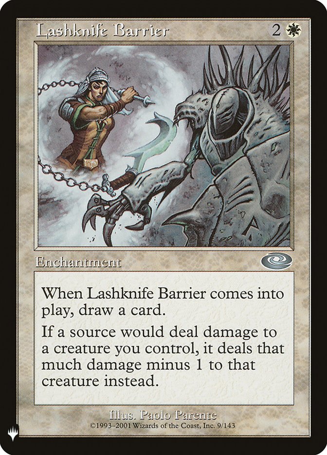 Lashknife Barrier [Mystery Booster] | Devastation Store