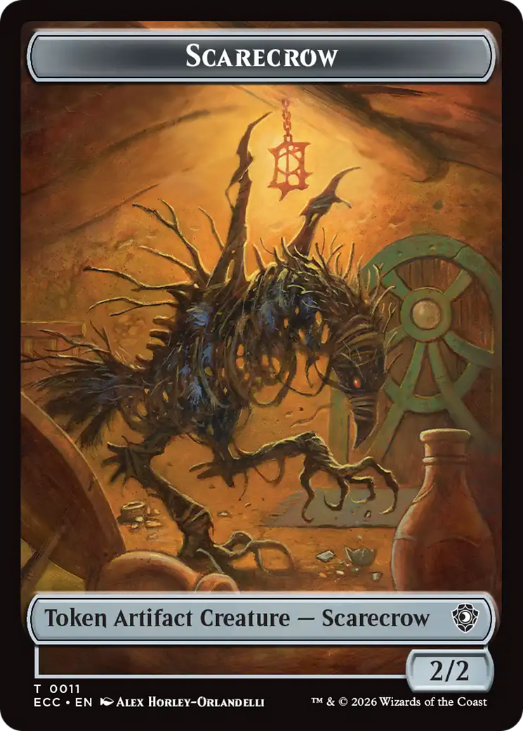 Snake // Scarecrow Double-Sided Token [Lorwyn Eclipsed Tokens] | Devastation Store
