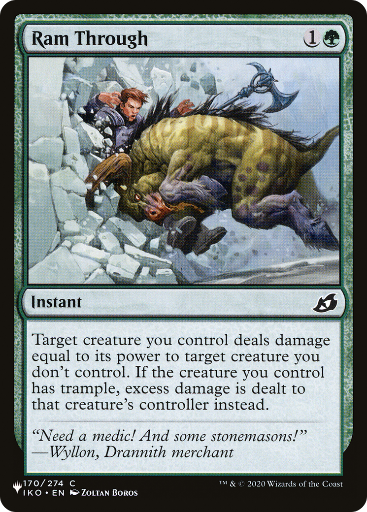 Ram Through [The List Reprints] | Devastation Store