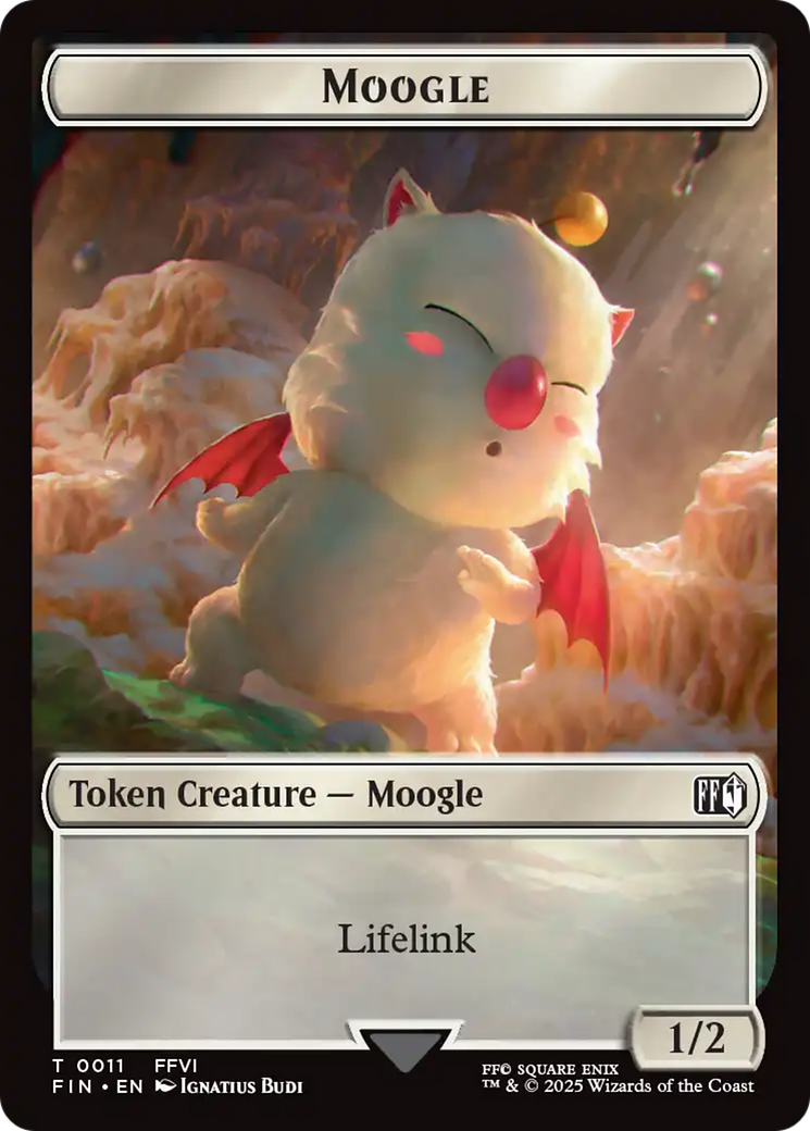 Moogle (0011) // Treasure (0023) Double-Sided Token [FINAL FANTASY Tokens] | Devastation Store
