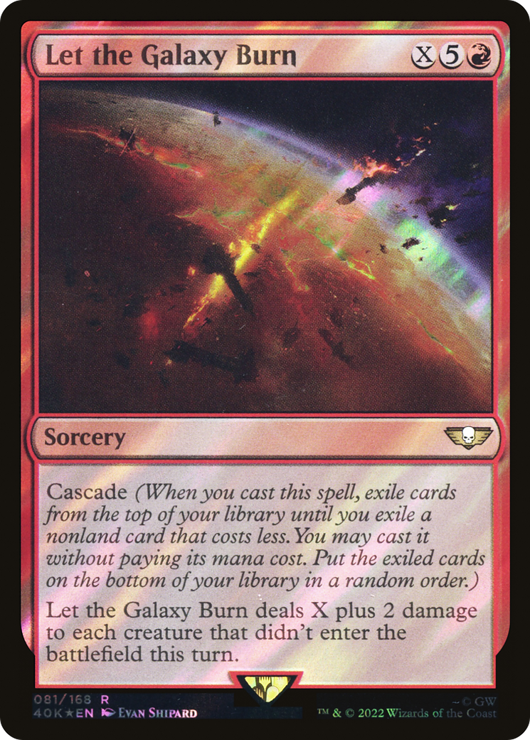 Galaxy Sword - Sword of Forge and Frontier [Secret Lair Drop Series] | Devastation Store