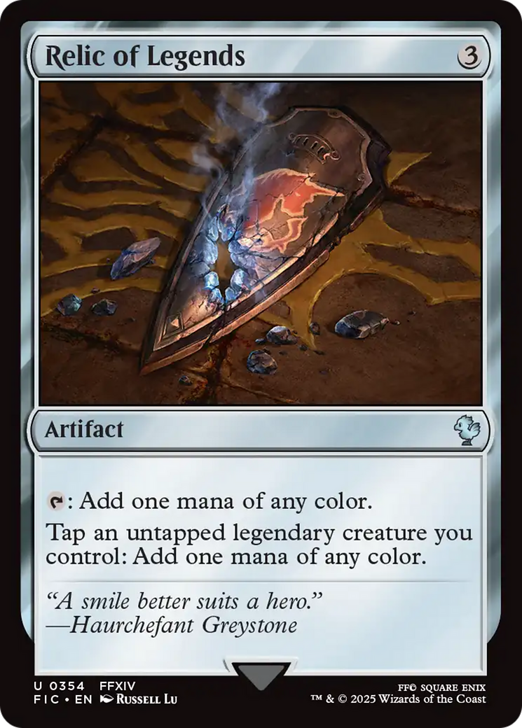 Relic of Legends [FINAL FANTASY Commander] | Devastation Store