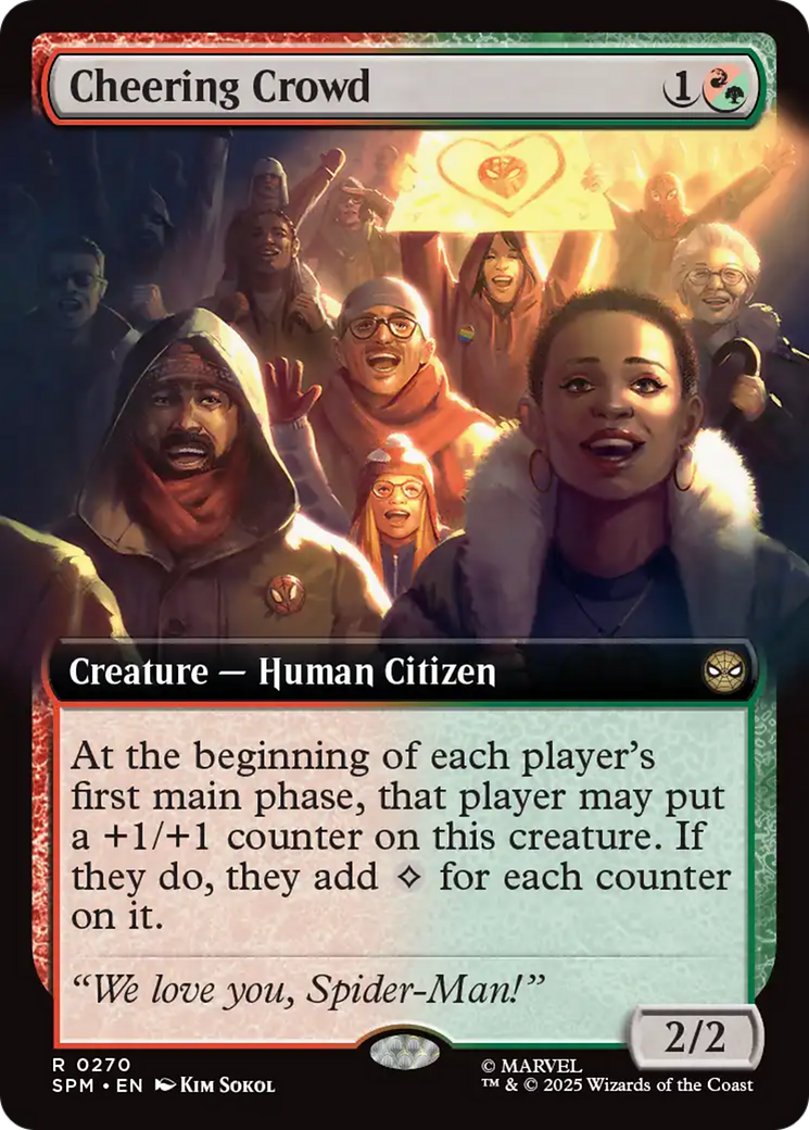 Cheering Crowd (Extended Art) [Marvel's Spider-Man] | Devastation Store