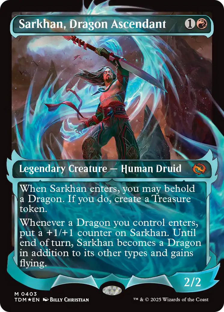 Sarkhan, Dragon Ascendant (0403) (Showcase) [Tarkir: Dragonstorm] | Devastation Store