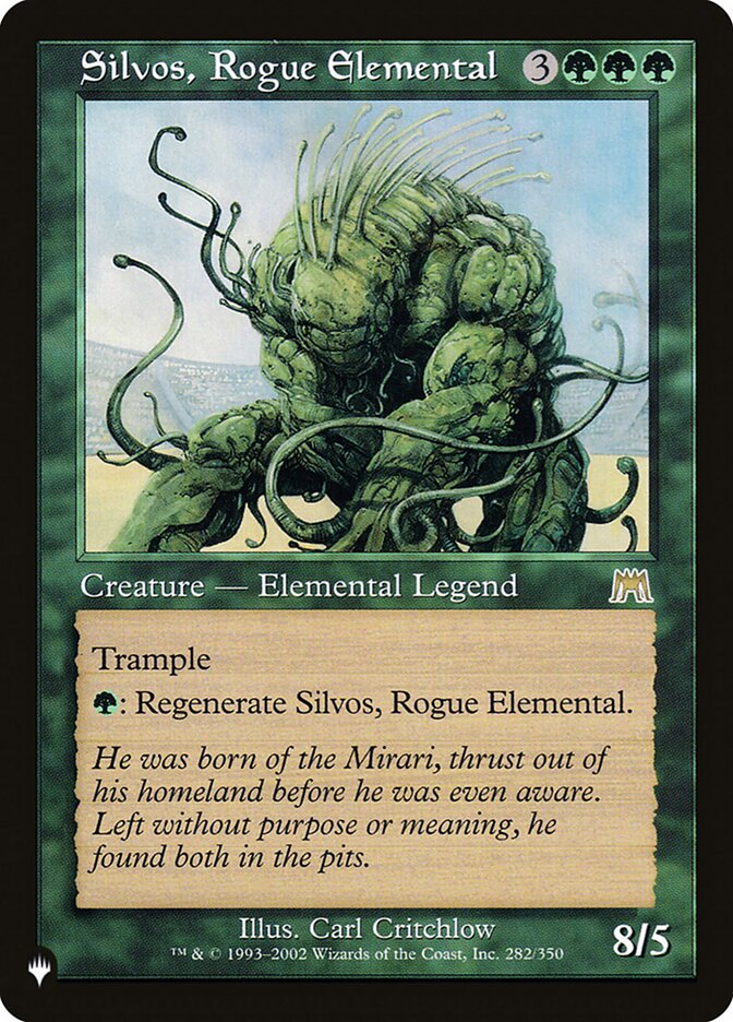Silvos, Rogue Elemental [The List] | Devastation Store