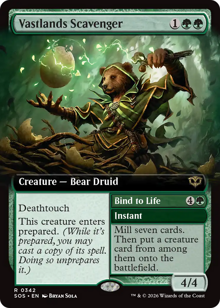 Vastlands Scavenger (Extended Art) [Secrets of Strixhaven] | Devastation Store