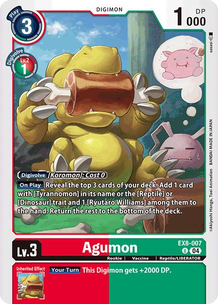 Agumon [EX8-007] - EX8-007 [Chain of Liberation] | Devastation Store